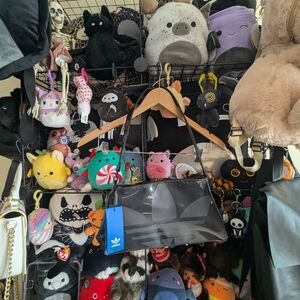 Adidas Originals Black Patent Mini Shoulder Bag Y2K